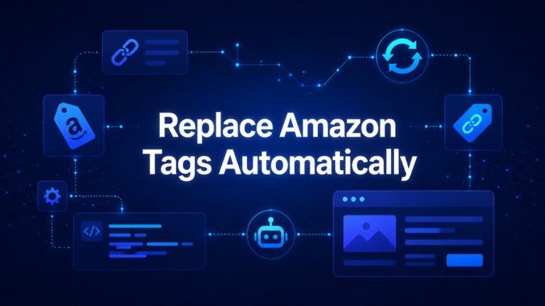 Best Way to Replace Amazon Affiliate Tags in WordPress Automatically