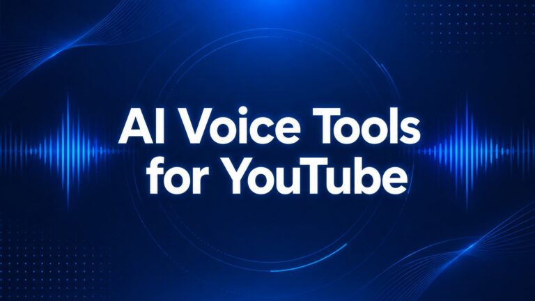 AI voice tools for YouTube beginners